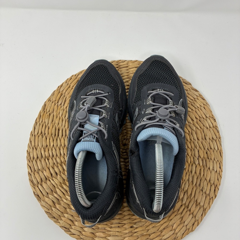 Saucony Excursion TR11 Trail Running Shoes Womens SZ 8 Grey Blue Rugged Sneakers - Picture 5 of 8